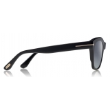 Tom Ford - Lauren Sunglasses - Squared Acetate Sunglasses - Black - FT0614 - Sunglasses - Tom Ford Eyewear