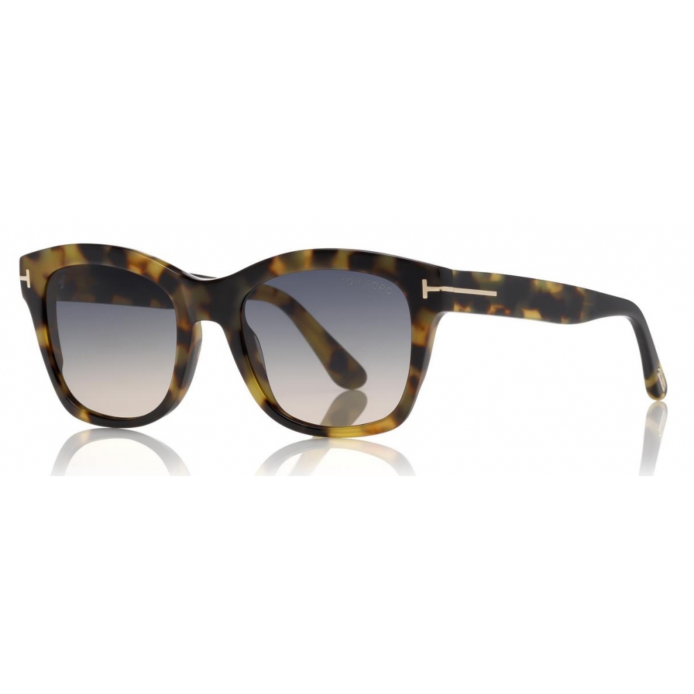 Tom Ford - Lauren Sunglasses - Squared Acetate Sunglasses - Pink Havana ...