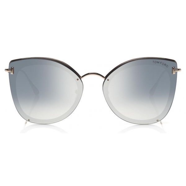 Tom Ford - Charlotte Sunglasses - Occhiali da Sole in Acetato a Farfalla - Nero - FT0657 - Occhiali da Sole - Tom Ford Eyewear