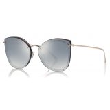 Tom Ford - Charlotte Sunglasses - Occhiali da Sole in Acetato a Farfalla - Nero - FT0657 - Occhiali da Sole - Tom Ford Eyewear