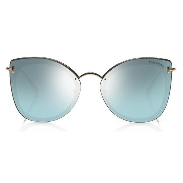 Tom Ford - Charlotte Sunglasses - Occhiali da Sole a Farfalla - Grigio Argento - FT0657 - Occhiali da Sole - Tom Ford Eyewear