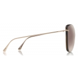 Tom Ford - Charlotte Sunglasses - Occhiali da Sole a Farfalla - Havana - FT0657 - Occhiali da Sole - Tom Ford Eyewear