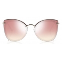 Tom Ford - Charlotte Sunglasses - Butterfly Acetate Sunglasses - Havana Pink - FT0657 - Sunglasses - Tom Ford Eyewear