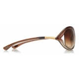 Tom Ford - Jennifer Soft Square Sunglasses - Squared Acetate Sunglasses - Bronze - FT0008 - Sunglasses - Tom Ford Eyewear
