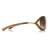 Tom Ford - Jennifer Soft Square Sunglasses - Squared Acetate Sunglasses - Dark Brown - FT0008 - Sunglasses - Tom Ford Eyewear