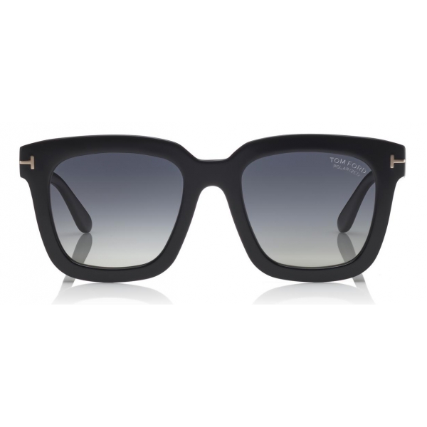 Tom Ford - Polarized Sari Sunglasses - Occhiali da Sole Quadrati - Nero - FT0690-P - Occhiali da Sole - Tom Ford Eyewear