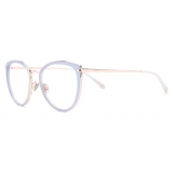 Pomellato - Butterfly Optical Glasses - Blue Gold - Pomellato Eyewear