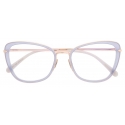 Pomellato - Butterfly Glasses - Blue Gold - Pomellato Eyewear