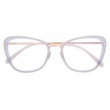 Pomellato - Butterfly Glasses - Blue Gold - Pomellato Eyewear