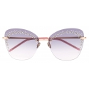 Pomellato - Cat Eye Sunglasses - Violet Gold - Pomellato Eyewear