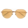 Pomellato - Occhiali da Sole Aviatore - Marrone Oro - Pomellato Eyewear