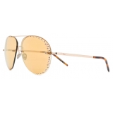 Pomellato - Aviator Sunglasses - Brown Gold - Pomellato Eyewear
