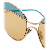 Pomellato - Occhiali da Sole Cat-Eye - Oro Blu - Pomellato Eyewear