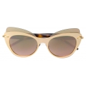 Pomellato - Cat Eye Sunglasses - Gold Brown - Pomellato Eyewear