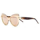 Pomellato - Cat Eye Sunglasses - Gold Brown - Pomellato Eyewear
