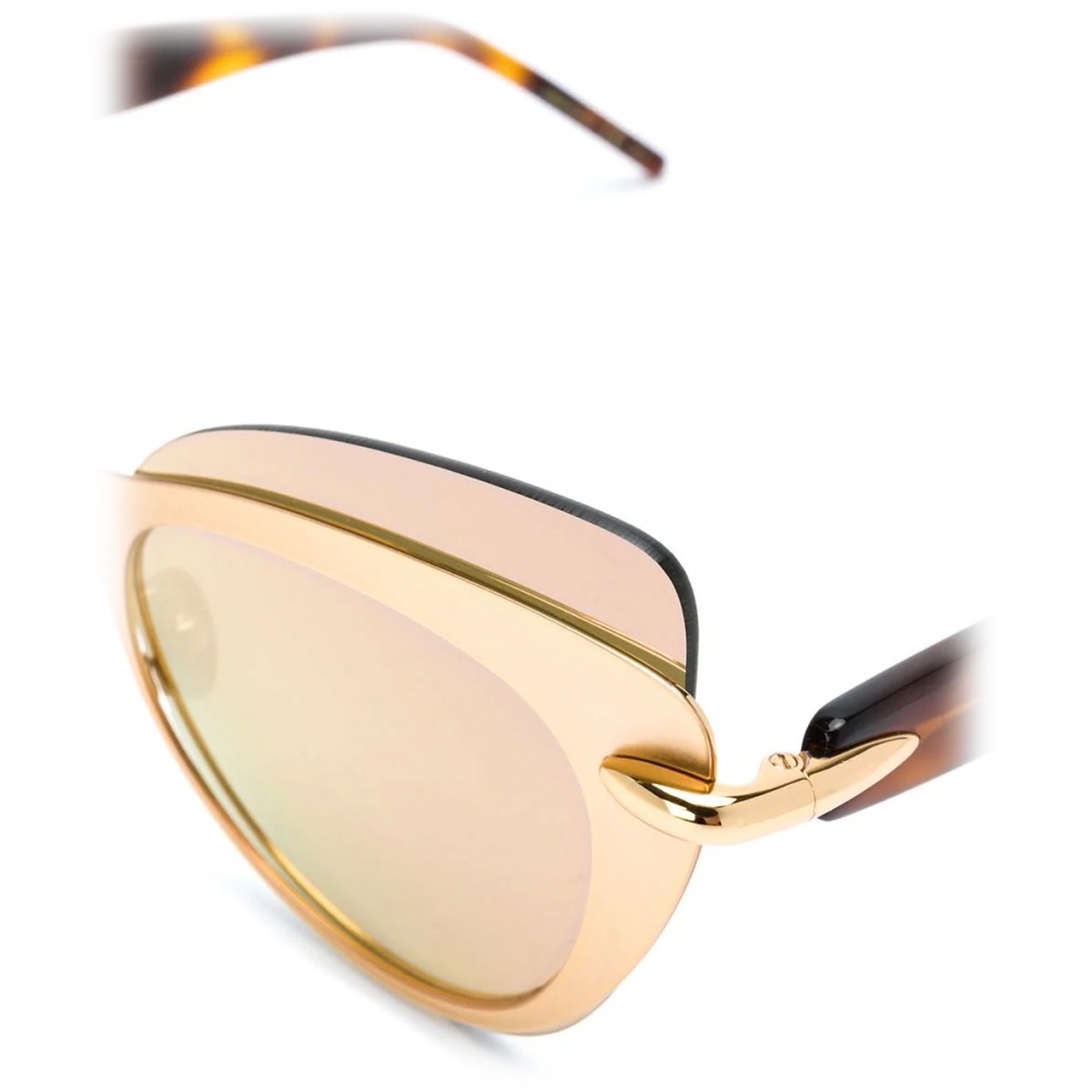 Pomellato - Cat Eye Sunglasses - Gold Brown - Pomellato Eyewear - Avvenice