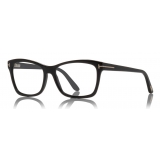 Tom Ford - Soft Square Optical Glasses - Occhiali Quadrati in Acetato - Nero - FT5424 - Occhiali da Vista - Tom Ford Eyewear
