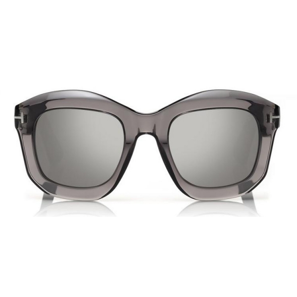 Tom Ford - Julia Sunglasses - Occhiali da Sole Quadrati in Acetato - Grigio - FT0582 - Occhiali da Sole - Tom Ford Eyewear