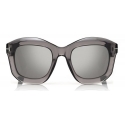 Tom Ford - Julia Sunglasses - Square Acetate Sunglasses - Grey - FT0582 - Sunglasses - Tom Ford Eyewear