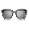 Tom Ford - Julia Sunglasses - Occhiali da Sole Quadrati in Acetato - Grigio - FT0582 - Occhiali da Sole - Tom Ford Eyewear
