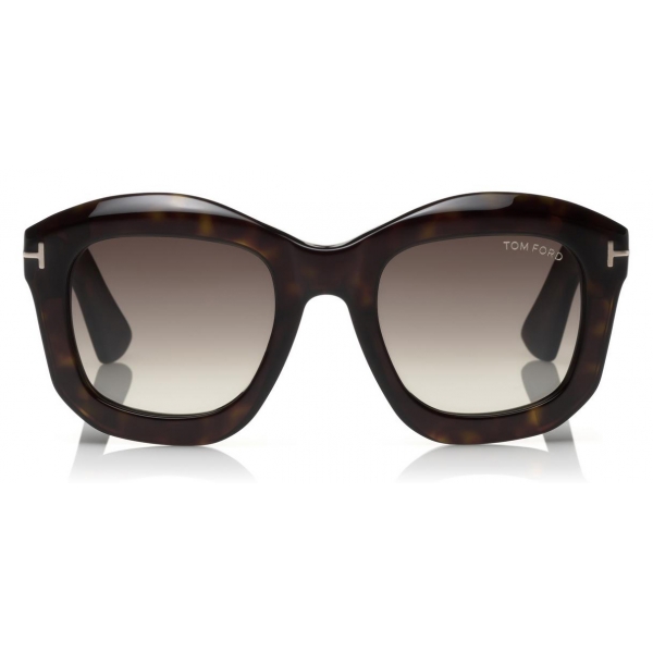 Tom Ford - Julia Sunglasses - Square Acetate Sunglasses - Havana - FT0582 - Sunglasses - Tom Ford Eyewear