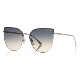 Tom Ford - Ingrid Sunglasses - Cat-Eye Metal Sunglasses - Gold - FT0652 - Sunglasses - Tom Ford Eyewear