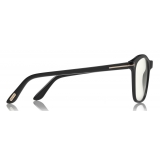 Tom Ford - Blue Block Optical Glasses - Round Acetate Optical Glasses - Black - FT5481-B - Optical Glasses - Tom Ford Eyewear