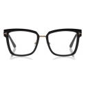 Tom Ford - Large Optical Glasses - Occhiali Quadrati in Acetato - Nero - FT5507 - Occhiali da Vista - Tom Ford Eyewear