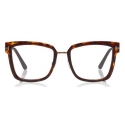 Tom Ford - Large Optical Glasses - Occhiali Quadrati in Acetato - Avana Rosso - FT5507 - Occhiali da Vista - Tom Ford Eyewear