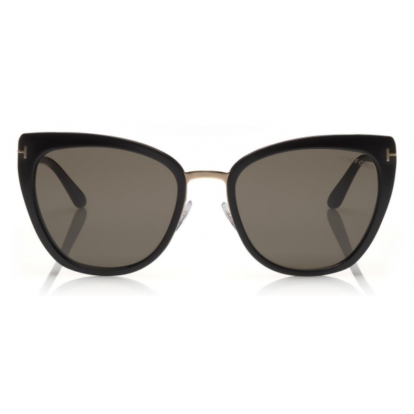 Tom Ford - Simona Sunglasses - Cat-Eye Acetate Sunglasses - Black - FT0717 - Sunglasses - Tom Ford Eyewear