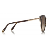 Tom Ford - Simona Sunglasses - Cat-Eye Acetate Sunglasses - Dark Havana - FT0717 - Sunglasses - Tom Ford Eyewear