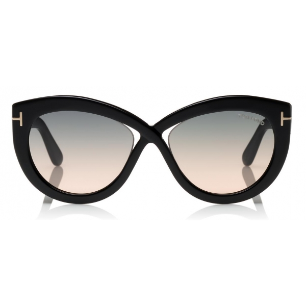 Tom Ford - Diane Sunglasses - Cat-Eye Acetate Sunglasses - Black - FT0577 - Sunglasses - Tom Ford Eyewear