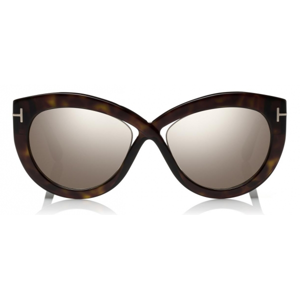 Tom Ford - Diane Sunglasses - Cat-Eye Acetate Sunglasses - Havana - FT0577 - Sunglasses - Tom Ford Eyewear