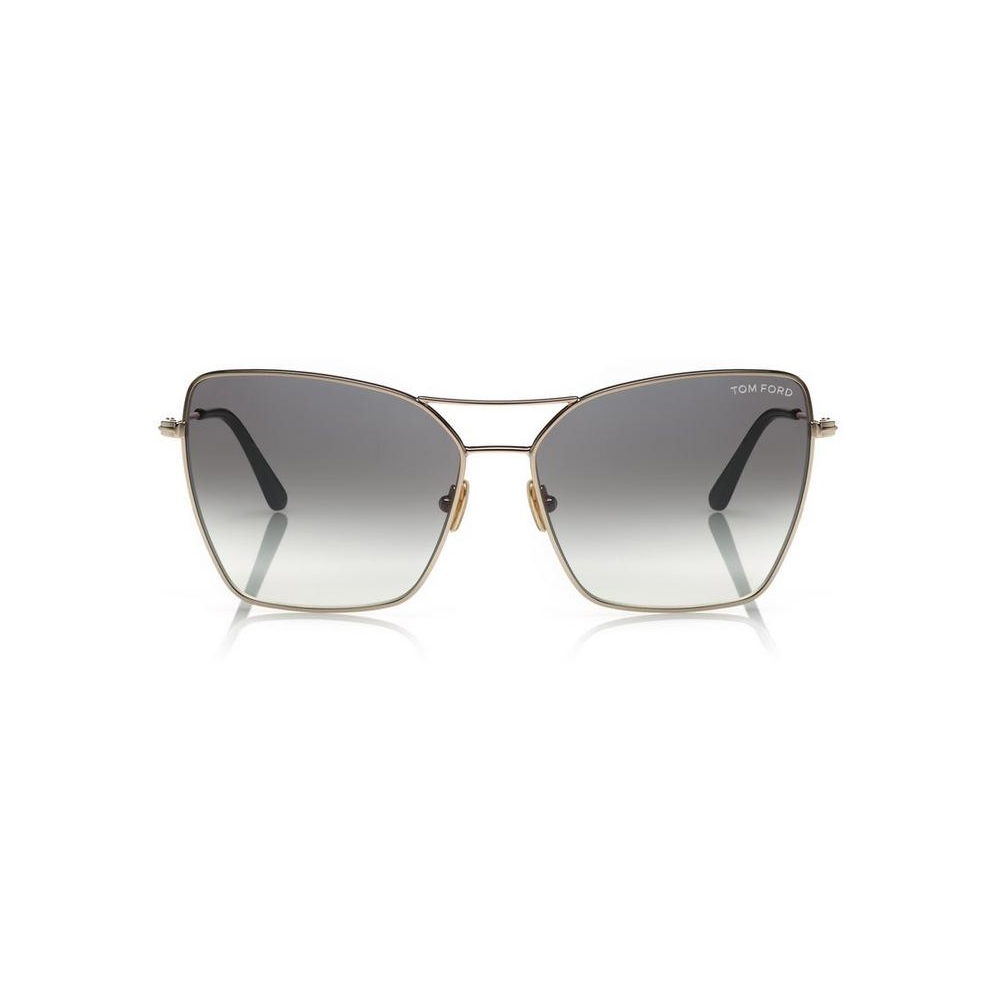 Tom Ford - Sye Sunglasses - Cat-Eye Metal Sunglasses - Gold - FT0738 -  Sunglasses - Tom Ford Eyewear - Avvenice