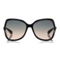 Tom Ford - Anouk Sunglasses - Occhiali da Sole Quadrati in Acetato - Nero - FT0578 - Occhiali da Sole - Tom Ford Eyewear