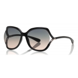 Tom Ford - Anouk Sunglasses - Occhiali da Sole Quadrati in Acetato - Nero - FT0578 - Occhiali da Sole - Tom Ford Eyewear