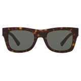 Valentino - Square Frame Acetate Sunglasses VLTN - Brown - Valentino Eyewear