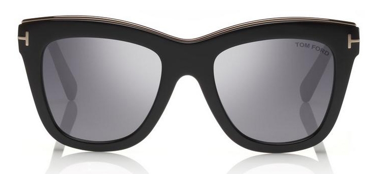 Tom Ford - Julie Sunglasses - Square Acetate Sunglasses - Black Smoke -  FT0685 - Sunglasses - Tom Ford Eyewear - Avvenice