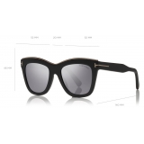 Tom Ford - Julie Sunglasses - Square Acetate Sunglasses - Black Smoke - FT0685 - Sunglasses - Tom Ford Eyewear