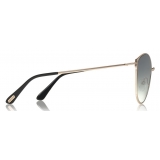 Tom Ford - Zeila Sunglasses - Round Metal Sunglasses - Gold - FT0654 - Sunglasses - Tom Ford Eyewear