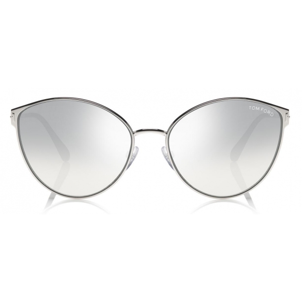 Tom Ford - Zeila Sunglasses - Round Metal Sunglasses - White Gold - FT0654 - Sunglasses - Tom Ford Eyewear