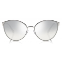 Tom Ford - Zeila Sunglasses - Round Metal Sunglasses - White Gold - FT0654 - Sunglasses - Tom Ford Eyewear