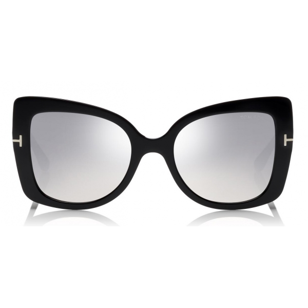 Tom Ford - Gianna Sunglasses - Occhiali da Sole in Acetato a Farfalla - Nero - FT0609 - Occhiali da Sole - Tom Ford Eyewear