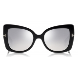 Tom Ford - Gianna Sunglasses - Butterfly Acetate Sunglasses - Black - FT0609 - Sunglasses - Tom Ford Eyewear