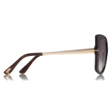Tom Ford - Gianna Sunglasses - Butterfly Acetate Sunglasses - Havana - FT0609 - Sunglasses - Tom Ford Eyewear