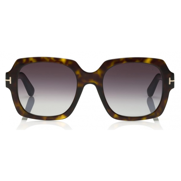 Tom Ford - Autumn Sunglasses - Occhiali da Sole Quadrati in Acetato - Havana - FT0660 - Occhiali da Sole - Tom Ford Eyewear