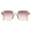 Tom Ford - Autumn Sunglasses - Occhiali da Sole Quadrati in Acetato - Rosa - FT0660 - Occhiali da Sole - Tom Ford Eyewear