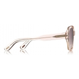 Tom Ford - Autumn Sunglasses - Occhiali da Sole Quadrati in Acetato - Rosa - FT0660 - Occhiali da Sole - Tom Ford Eyewear