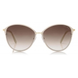 Tom Ford - Penelope Sunglasses - Aviator Sunglasses - Pale Gold - FT0320 - Sunglasses - Tom Ford Eyewear