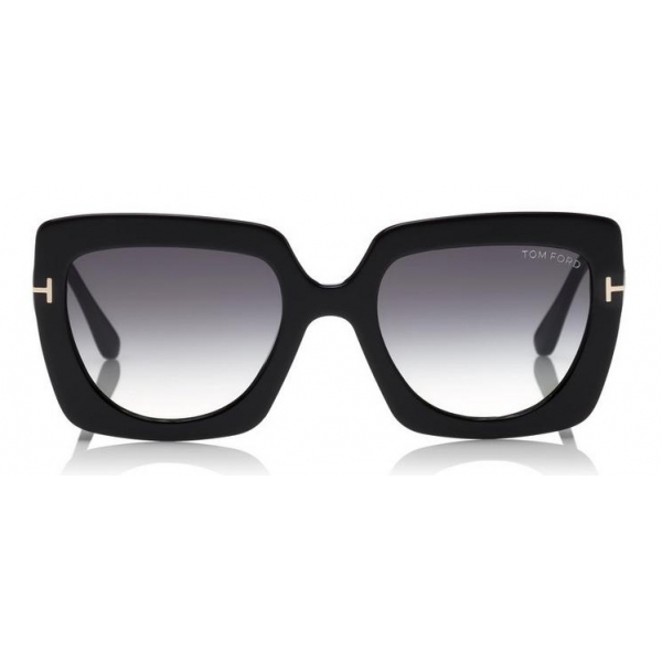 Tom Ford - Jasmine Sunglasses - Occhiali da Sole Quadrati in Acetato - Nero - FT0610 - Occhiali da Sole - Tom Ford Eyewear